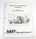 Massey Ferguson MF 60 Backhoe Loader Tractor Service Repair Information Manual