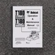 Bobcat T180 Turbo Skid Steer Track Loader Owner Operator Manual S/N 524211001-