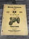 Minneapolis Moline ZA ZAU ZAS ZAN ZAE Tractor Farming Repair Catalog R-1072D
