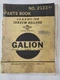 Galion 5-8 & 8-10 TON ROLL-O-STATIC TANDEM ROLLER PARTS MANUAL CATALOG BOOK 2123