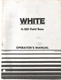 White 4-180 Field Boss Tractor Operator's Manual