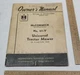 McCORMICK No 27-V Universal Tractor Mower - Owner's Manual - listing #4261