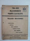 INTERNATIONAL McCormick TM-201, TM-4 TILLAGE Machines IH PARTS LIST CATALOG 
