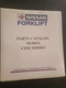 Nissan Forklift Parts Catalog Model CF02 Series