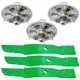 54" Deck Spindles w/ Blade for John Deere Z920R Z925A Z925M Z930M Z930R Z994R