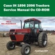 Case IH International 1896 2096 Tractors Shop Service Repair Manual On CD CD-ROM