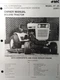 Bolens FMC Husky HT-20 Lawn Garden Tractor Owners Manual 2087 Large Frame 19.9hp