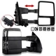 Tow Mirrors Power Heated Turn Signal Chrome For 08-16 Ford F250-F550 Super Duty