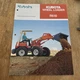 Vintage Kubota R510 Wheel Loader  Sales Brochure Spec Sheet