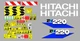 Hitachi Zw 220 6 Series Decals Adhesive, Complete Kit