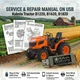 KUBOTA B1220 B1620 B1820 TRACTOR SERVICE REPAIR WORKSHOP MANUAL ON USB