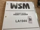 Kubota LA1944 Loader  Workshop Service Manual 9Y111-15672