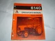 Allis Chalmers 6140 diesel tractors tractor operator's operator book manual
