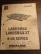 Krause Landsman & XT Cultivator 6150 Series OEM Original  Operator's Manual 2281