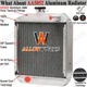 2Row Aluminum Radiator Fit Yanmar YM1401 YM1502 YM1510 121462-44500 121454-44500
