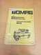 Bomag BW12R Pneumatic Tire Roller Operating & Maintenance Manual