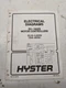 HYSTER FORKLIFT ELECTRICAL DIAGRAMS MANUAL EV-100ZX E45XM-E65XM 1994
