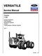 New Holland Versatile 1156 Tractor Service Manual Repair Shop Book