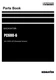 Komatsu PC600-6 Excavator Parts Catalog Manual SN 10001-UP (Overseas Version)