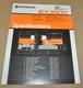 Hitachi EX3500 Excavator Hydraulik Bagger Specification Brochure Prospekt ENG