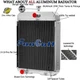 4 Row Radiator For Case IH Farmall 460 560 Tractor #370414R1 370415R92 370413R92
