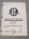 I&T International Harvester Hydro 100,1466,1566,1468,1568 Tractors Shop Manual