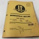 Genuine I&T Minneapolis-Moline Shop Manual MM-16 1966 UB UTS 5 Star M5 M670 M604