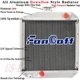 2Row Aluminum Radiator Fit Yanmar YM1401 YM1510,YM1502 121462-44500,121454-44500