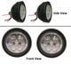 Pair LED Flat Top Fender Lights for Oliver 1800,1850,1955,1950T,2050,2150,2155