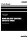 Komatsu HAND FOOT CONTROLS SK1020-5 turbo Skid Steer Loader Parts Catalog Manual