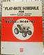 Kubota Flat Rate Schedule Manual B Series Tractor Rotary Mower B4200d RC44-42