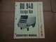 Gehl BU940 Forage Box Owners Operators Manual 6/79