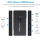 Switch USB 3.0 Switcher for Printer Scanner Mouse Keyboard 4 Devices USB Switch