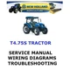NEW HOLLAND T4.75S TRACTOR MANUAL WORKSHOP REPAIR SERVICE ENGINE PDF