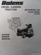 Bolens Diesel Mitsubishi L3A Engine Service Repair Manual 5117H Garden Tractor