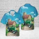 Oliver 1950 T Tractors Hawaiian Shirt