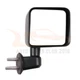 For 2007-2017 Jeep Wrangler Passenger Side Folding Manual Black Mirror