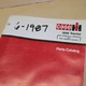 CASE IH INTERNATIONAL 1896 Tractor Parts Manual Book spare catalog farm 1987 oem