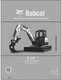 Bobcat E50 Excavator Operation Maintenance Manual Owners 6990448