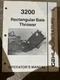 Gehl 3200 Retangular Baler Operator's Manual MWPA26