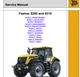 8280 JCB FASTRAC TRACTOR Service Repair WorkShop Manual PDF on USB