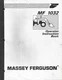 Massey Ferguson MF 1032 Agricultural Front End Loader Operator's Owner's Manual