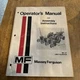 Vintage  Massey Ferguson Mf 37 Unit Planter Operators Manual