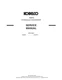 KOBELCO K903C HYDRAULIC EXCAVATOR SERVICE MANUAL COMB BINDED