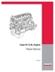 Case 12.9L F3BE0684H*E901 ,F3BE0684G*E901 Engine Service Manual Repair Shop Book