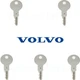 5 FOR Volvo Grader ignition & door & panel keys G700 G700B G900 G900B CH68095