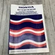 HONDA GX110 GX140 (1-CYL 4-STR ENGINE) ORIG. 1986 FACTORY Owners MANUAL
