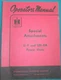INTERNATIONAL SPECIAL ATTACHMENTS U-9 UD-9A ENGINE OPERATION MAINTENANCE MANUAL
