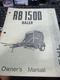 GEHL ROUND BALER MANUAL BR 1500 OWNERS MANUAL #901645 USED ORIGINAL