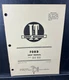 USED I&T SHOP SERVICE REPAIR MANUAL TRACTOR FORD FO-32 8000 8600 9000 9600